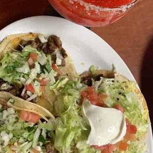 Strawberry Margarita &amp; Taco Combo