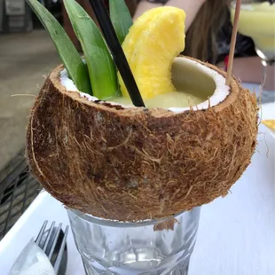 The other coconut had much more mold as well