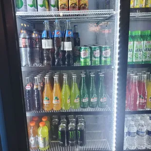 Sodas in the old school bottle