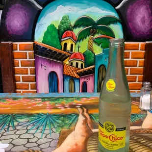 Starting with a topo chico because it's hot in Orlando rn