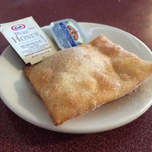 Be sure to save room to enjoy a &quot;sofa-pillow&quot; for desert!
