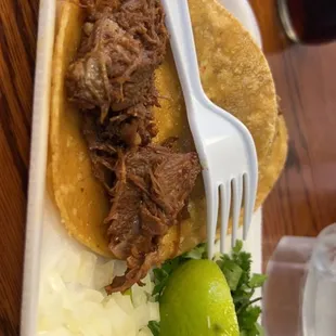 Tacos de barbacoa