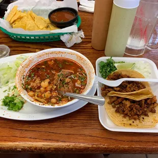 Omg the best pozole I have had just like my mom makes it so good definitely recommend it omg sooo goooooooooddddd