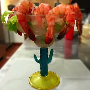 Shrimp cocktail! Salvadorean style.
