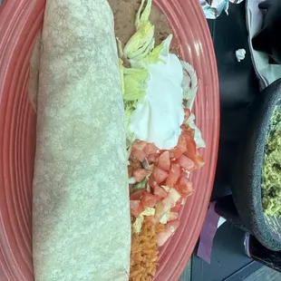 Carne asada burrito
