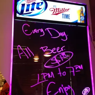 Happy hour every day!