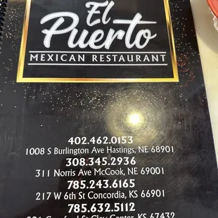 El Puerto...Mexican fine dining...Nebraskan style
