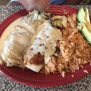 One of the dinner combinations.