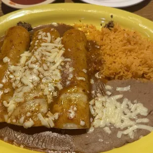 Ground beef enchiladas