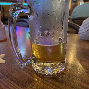 Ice cold draft beer!  Friday special: 25 oz for $3.50