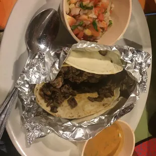 Tacos carne asada