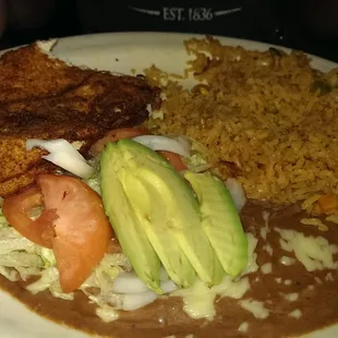 Milanesa pollo - breaded fried chicken breast