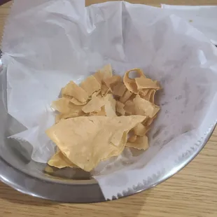 Remaining chips when I started taking pictures