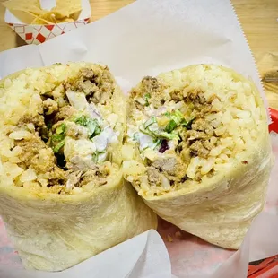 Surf N Turf Burrito