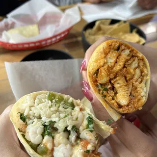 Fish burrito