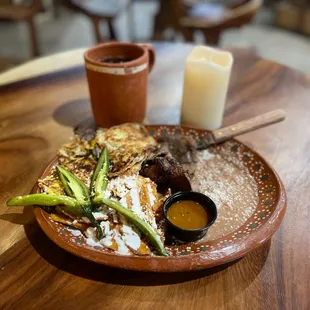 a plate of food
