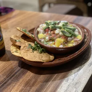 Delicious ceviche