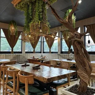 Inside the restaurant