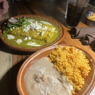 Enchiladas Verdes
