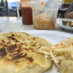 a plate of food on a table
