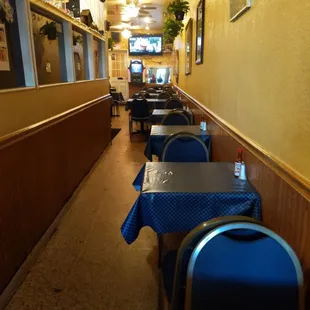 interior, sushi and sashimi