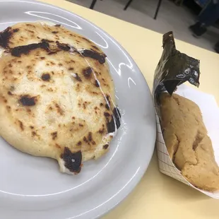 a flat bread and a pita