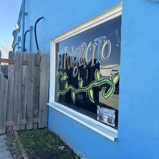 It&apos;s the blue building!