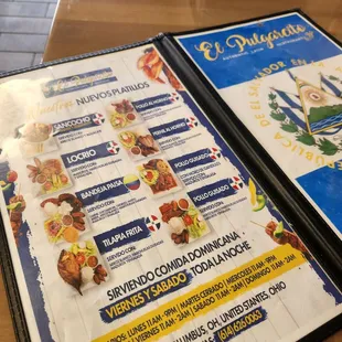 menu, sushi and sashimi