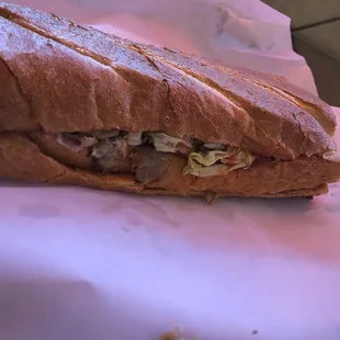 A huge sandwich!