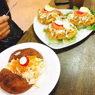 Enchiladas plate &amp; An order of 2 Pastelitos