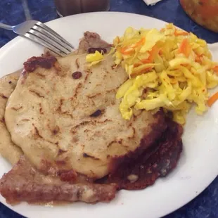 Beans and cheese pupusa