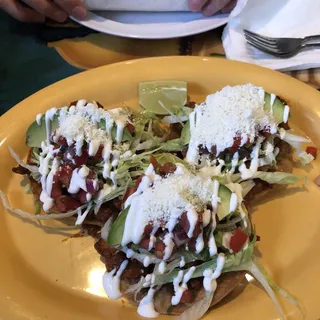 3 Al Pastor Tostadas