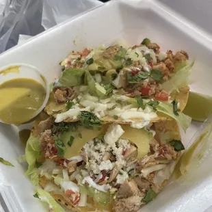 Chicken/polo tostada