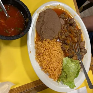 Steak a la mexicana