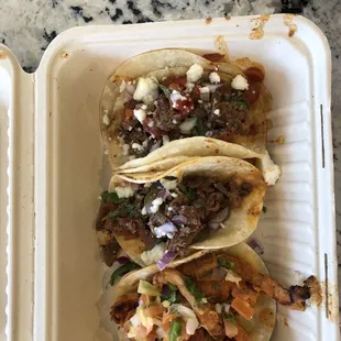 Tacos - Al Pastor and Asada