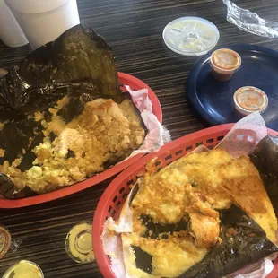 Types of traditional Guatemalan tamales.