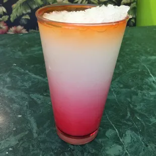 Horchata with crushed ice. Not powder, home made!