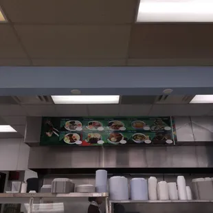 Menus in Spanish and English