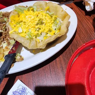 Puffy tacos plate