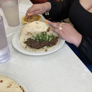 Barbacoa tacos