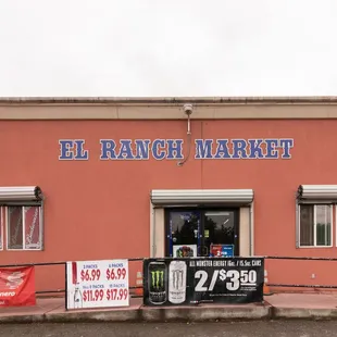 the front of the building