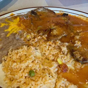 Smothered pork chops