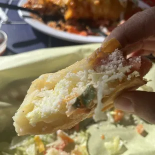 Close up: Potato Taco