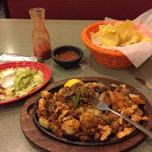 They have a great Fajitas. I order it without rice and beans for a low carb dinner.   Add a salad too