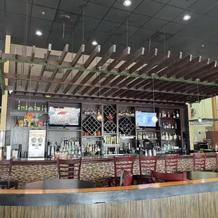 Huge bar!  Very festive!