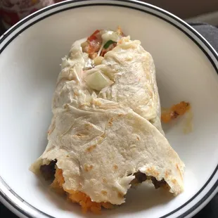 Beef burrito