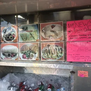 Menu pics