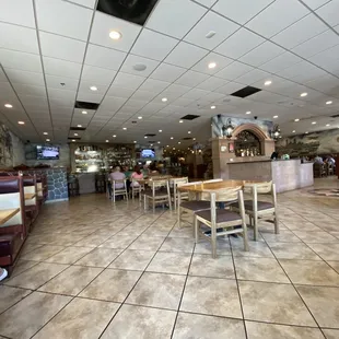 the interior of a restaurant