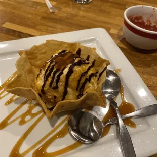 Fried ice cream