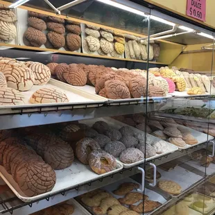 a variety of baked goods